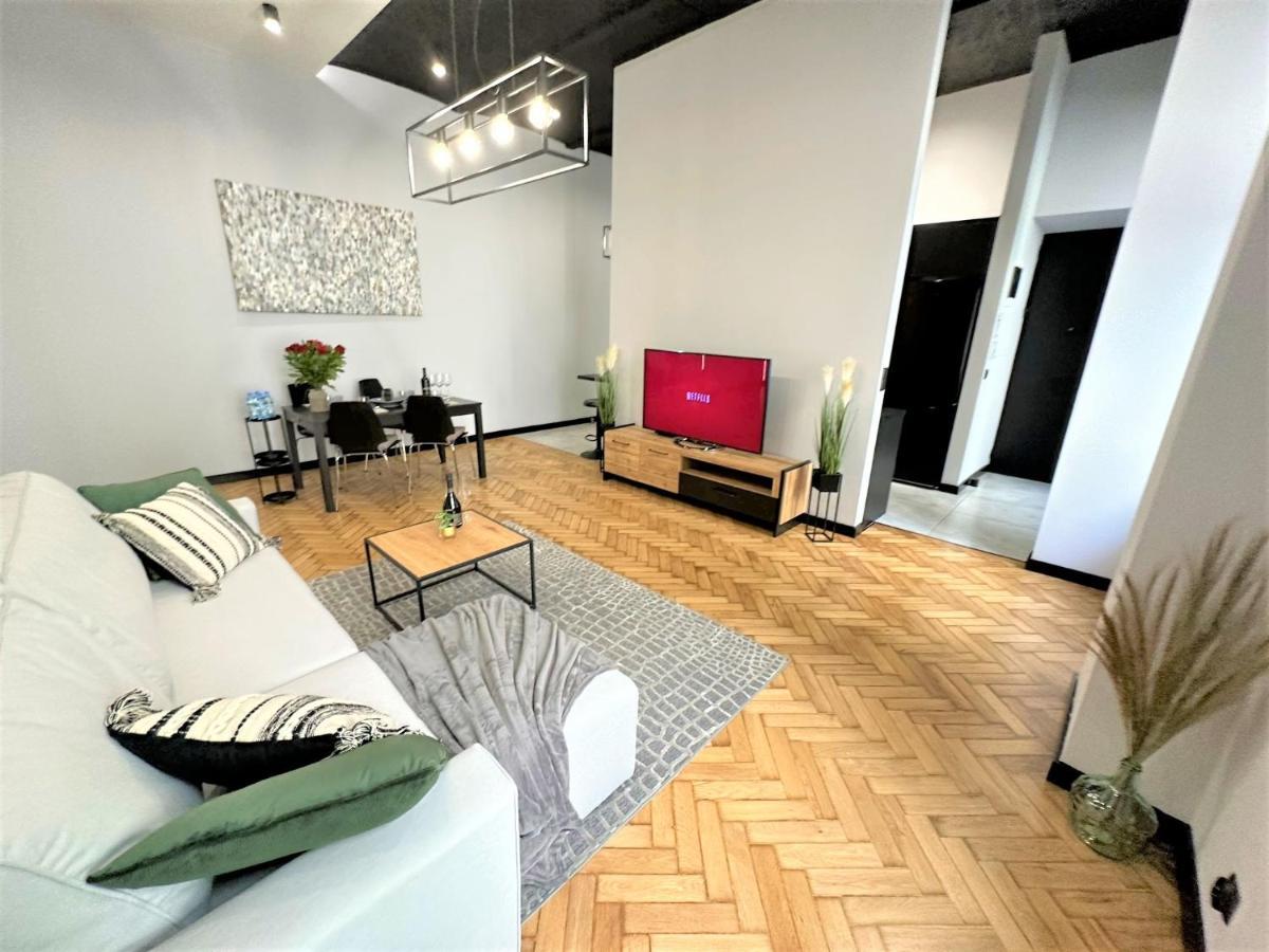 Luxury 100M2 Loft Design-Apartment At Wawel + Netflix Krakov Exteriér fotografie